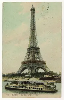 Tour Eiffel Impressions: La Tour Eiffel à Paris en 1908
