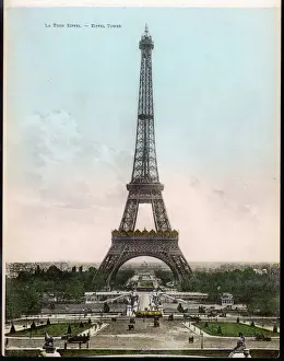 Tour Eiffel Impressions: La Tour Eiffel à Paris 1890