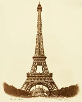 Tour Eiffel Impressions: Tour Eiffel à Paris - 1890