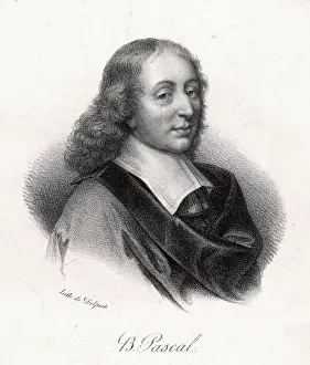 Blaise Pascal Portrait Impressions: Pascal / Delpech