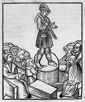 Protestant Reformation Images Impressions: Peasant Preaching