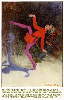 Peter Pan Illustrations Impressions: When Peter lost his shadow