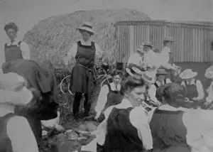 Physical Education History Impressions: Picnic by haystack