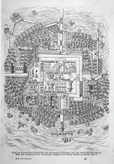 Pre Columbian Architecture Impressions: Plan of Tenochtitlan