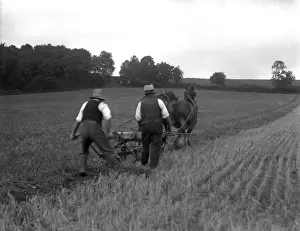 Historical Farm Equipment Impressions: Ploughing Fields