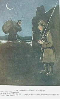 Captain Bruce Bairnsfather Prints Impressions: No Possible Doubt Whatever