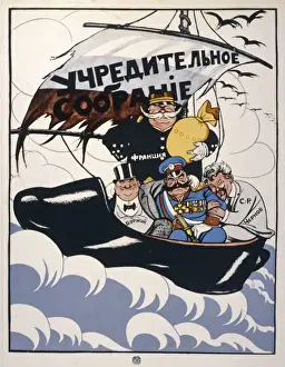 Russian Revolutionary Posters Impressions: Poster; the Assembly
