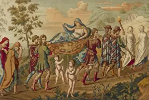 Classical Mythological Art Impressions: Psyche in Procession