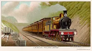 Vintage Train Image Impressions: Pullman Limited Express