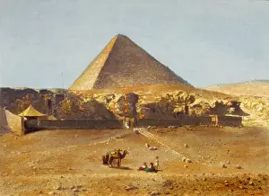 Egypt Desert Landscape Impressions: Pyramide de Cheops