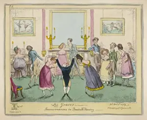 Regency Era Art Prints Impressions: Quadrille Inconveniences