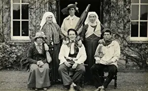 Vintage Fancy Dress Costumes Impressions: Quex VAD patients in fancy dress