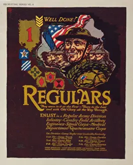 WWI Military Art Impressions: Regulars - They were in it at the first - There to the last