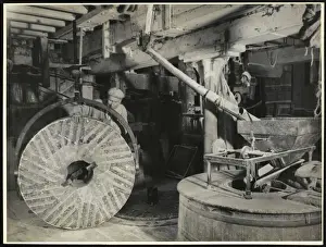 Old Water Mill Impressions: Removing Stone at Mill