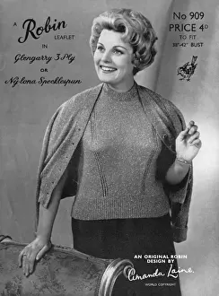 Female Model Posing Impressions: Robin knitting pattern for a twin set