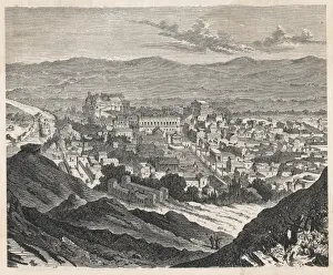 Ancient Italy Landmarks Impressions: Rome at Time of Caesar
