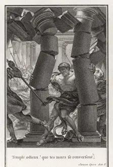 Old Testament Artwork For Sale Impressions: Samson in the Temple