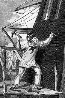 Ship Construction Process Impressions: Shipwright 1827