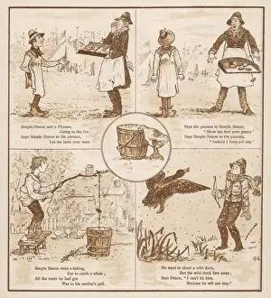 Nursery Rhyme Characters In Art Impressions: Simple Simon / Andre