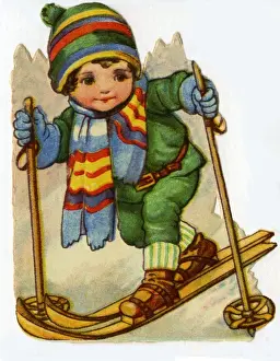 Vintage Skiing Images Impressions: Skiing