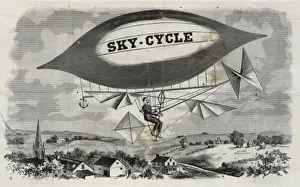 Vintage Flying Machine Impressions: Sky-cycle