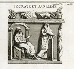 Ancient Greek Philosopher Impressions: Socrates & Xanthippe (1)