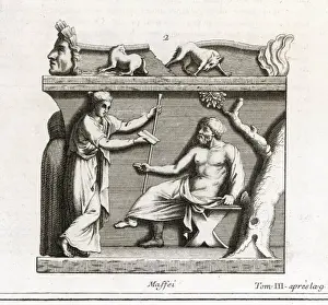 Classical Art Prints Online Impressions: Socrates & Xanthippe (2)