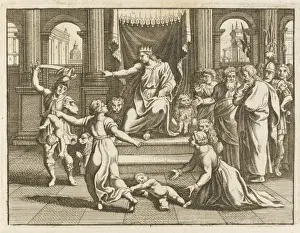 Historical Bible Images Impressions: Solomons Judgment