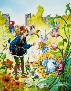 Printemps Impressions: Printemps dans le jardin royal.