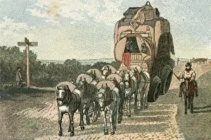 Horse Drawn Wagons Impressions: Stage Wagon, Early C19
