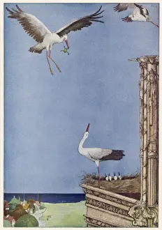 Folklore Inspired Artwork Impressions: The Storks