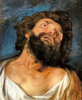 Sir Anthony Van Dyck Artist Impressions: Study of the Head of a Robber