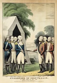 Benjamin Lincoln Portrait Impressions: Surrender of Lord Cornwallis