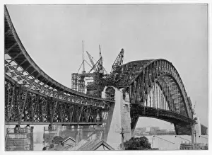 Suspension Bridge Architecture Impressions: Sydney Bridge Construct