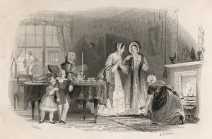 Victorian Era Domestic Scene Impressions: Tea on the Table