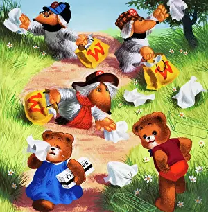 Teddy Bear Illustration Impressions: Teddy Bear (with hidden objects)