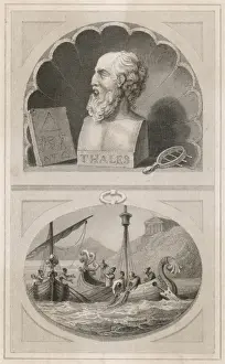 Ancient Greek Scientist Impressions: Thales Bust