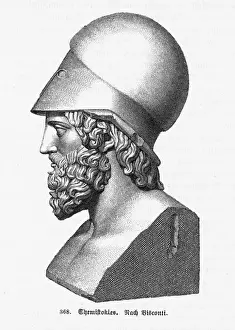 Impressions de Commandant militaire et homme d'État athénien Themistocles Grèce Impressions: Buste de Themistocle