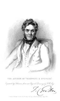 Impressions de THOMAS COLLEY GRATTAN écrivain, auteur de Highways and byways. Date : 1792 - 1864 Thomas Colley Impressions: Thomas Colley Grattan