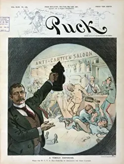Puck Magazine Cartoons Impressions: A timely exposure