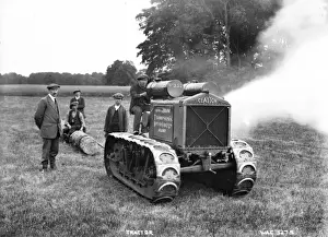 Early 20th Century Farming Impressions: Tractor