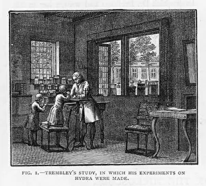 18th Century Scientist Impressions: Trembley in his Study