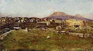 Archaeological Site In Italy Impressions: Triangular Forum-Pompeii