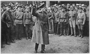 Dirigeants Russes Impressions: Le Trotsky en 1920