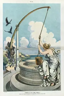 Vintage Cartoon Illustration Impressions: Truth is in the well