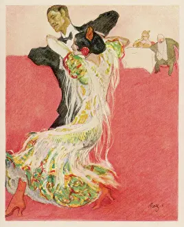 19th Century Prints Impressions: Two-Step Dance (Rieth)