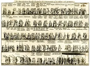 English Aristocracy Impressions: Typical coronation procession