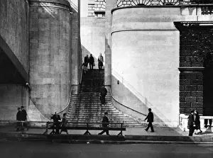Waterloo Bridge Impressions: Waterloo Bridge Steps