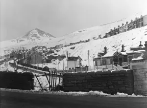 Welsh Village Scene Impressions: Welsh Winter