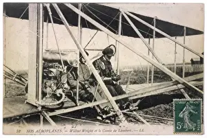 Aircraft History Impressions: Wilbur Wright & Plane